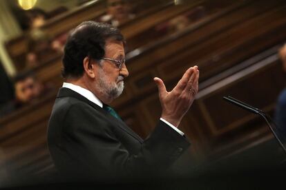 Mariano Rajoy intervé al Congrés.