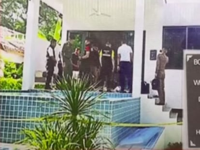Las pruebas contra Daniel Sancho de la policía de Tailandia, en imágenes