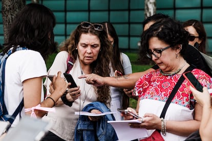 Voluntarios organizan un operativo de búsqueda para hallar a María Fernanda.