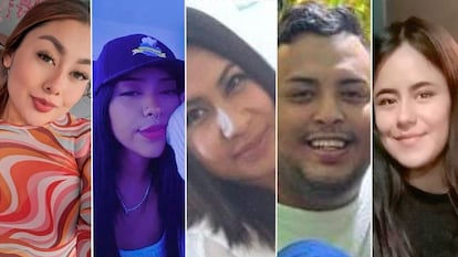 Algunos de los jóvenes desaparecidos en Oaxaca: Angie Lizeth Pérez García, Jacqueline Ailet Meza Cázares, Noemí Yamileth López Moratilla, Raúl Emmanuel González Lozano y Lesly Noya Trejo.