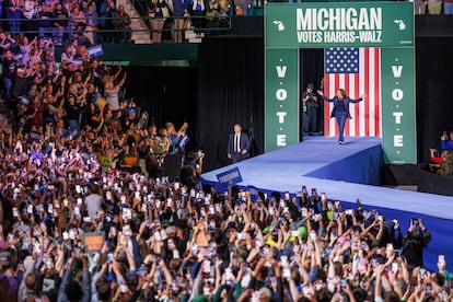 Kamala Harris en Michigan