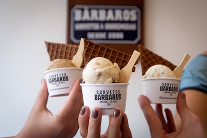 Helados con sabores de la Amazonía de Sorvetes Bárbaros.