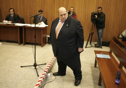 José Manuel Barros durante el juicio