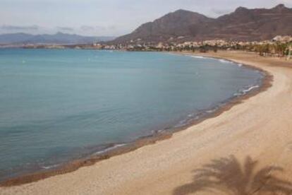 Playa del Castellar, en Mazarrón.