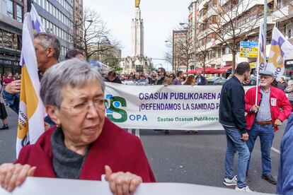 Manifestación por la sanidad pública, el día 13 en Bilbao.
