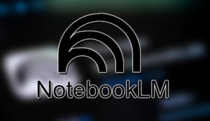 Logotipo de NotebookLM con fondo