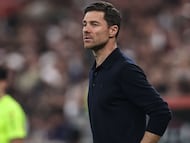 Xabi Alonso durante la final de Supercopa entre Barcelona y Real Madrid, 11 de enero de 2026