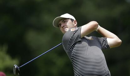 Jon Rahm durante una competición con el equipo de Arizona State.