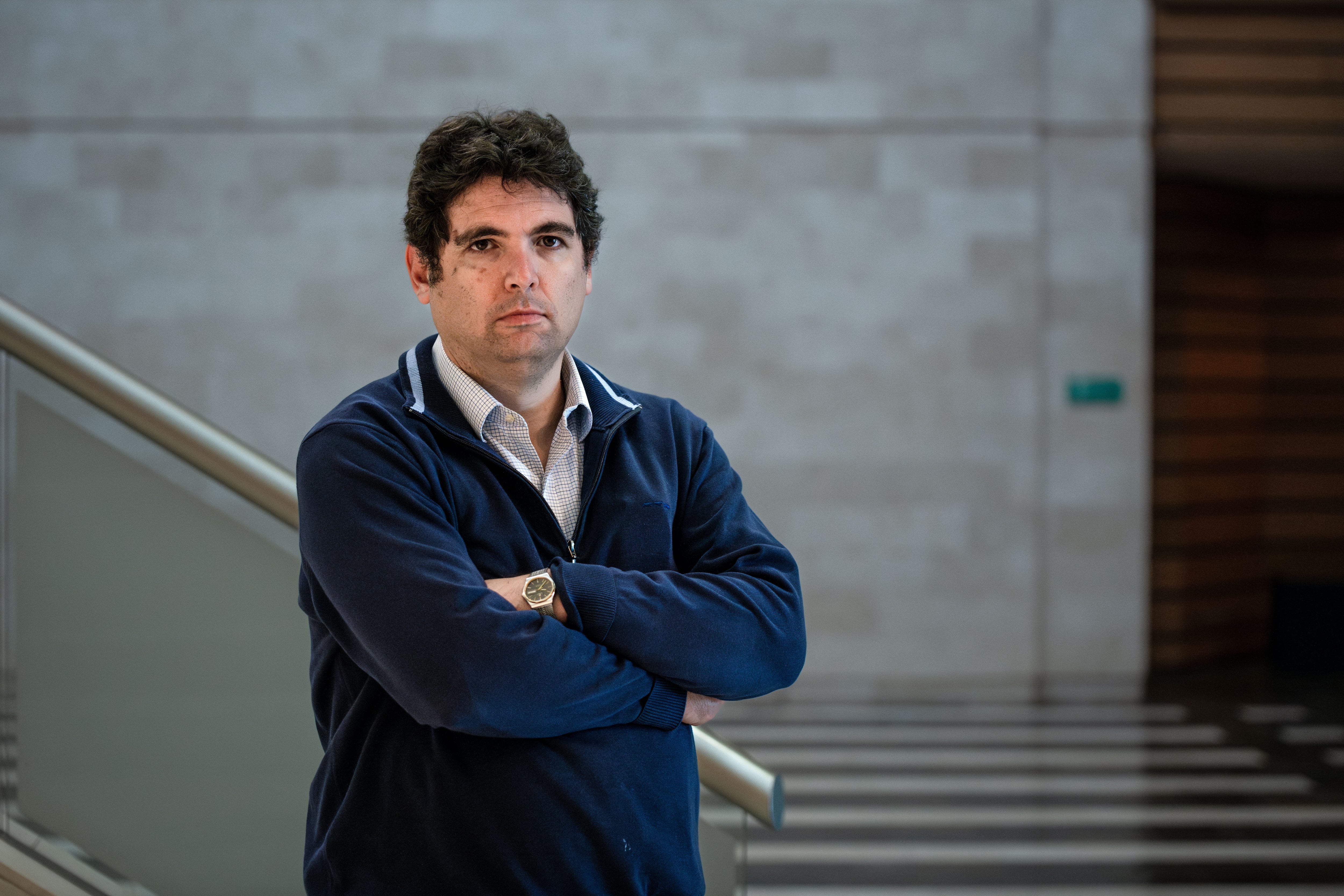 Daniel Mansuy en Santiago, el 3 de noviembre.