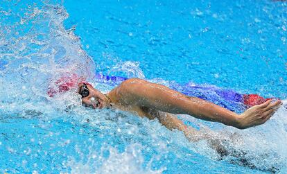 Kliment Kolesnikov durante la final de 100 libre en Budapest.