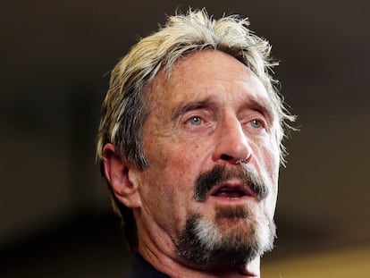 John McAfee, em uma fotografia de 2015.