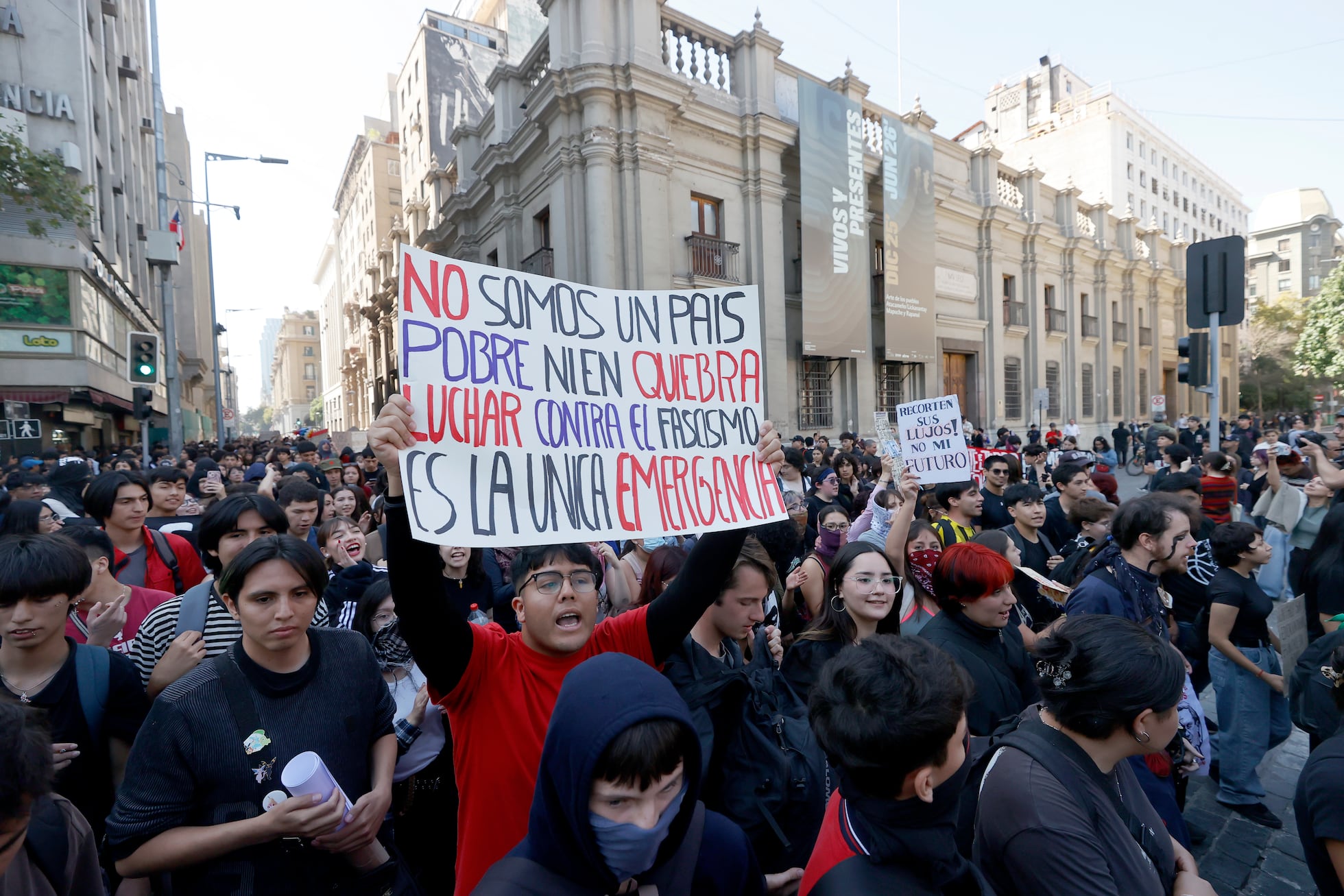 Las manifestaciones de estudiantes ante las medidas del Gobierno de ...
