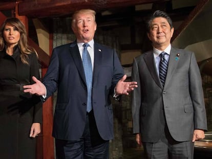 Donald Trump e Shinzo Abe