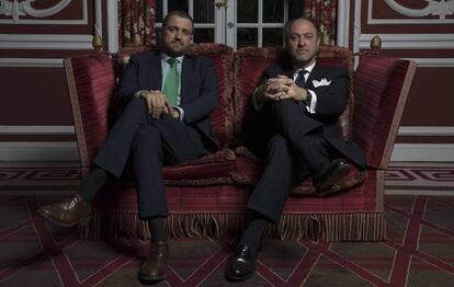 Carlos Sáez (izquierda) y Stefano Marini.