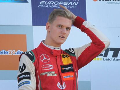 Mick Schumacher, tras ganar la Fórmula 3 Europea.