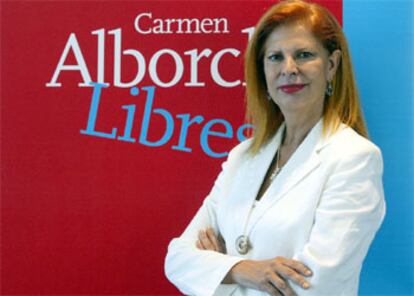 Carmen Alborch, en su presentación del libro <i>Libres.<i>