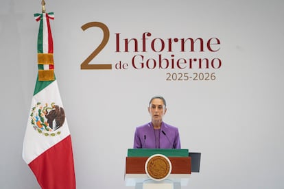 Sheinbaum defiende en su segundo informe que México camina hacia la  prosperidad con un Gobierno austero | EL PAÍS México