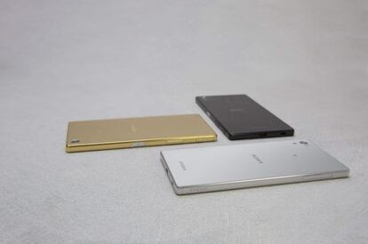 Colores disponibles para el Xperia Z5 Premium.