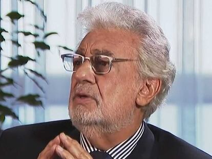 Plácido Domingo, en un instante de 'La pr1mera pregunta'