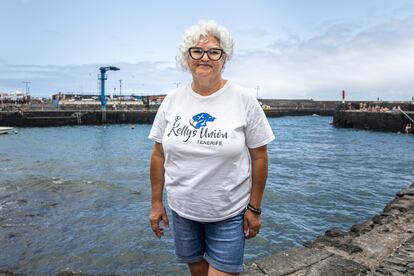 Melu Méndez, camarera de piso, en la ciudad tinerfeña de Puerto de la Cruz.