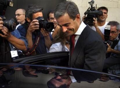 Ricardo Costa, poco después de su destitución como portavoz parlamentario del PP en Valencia.