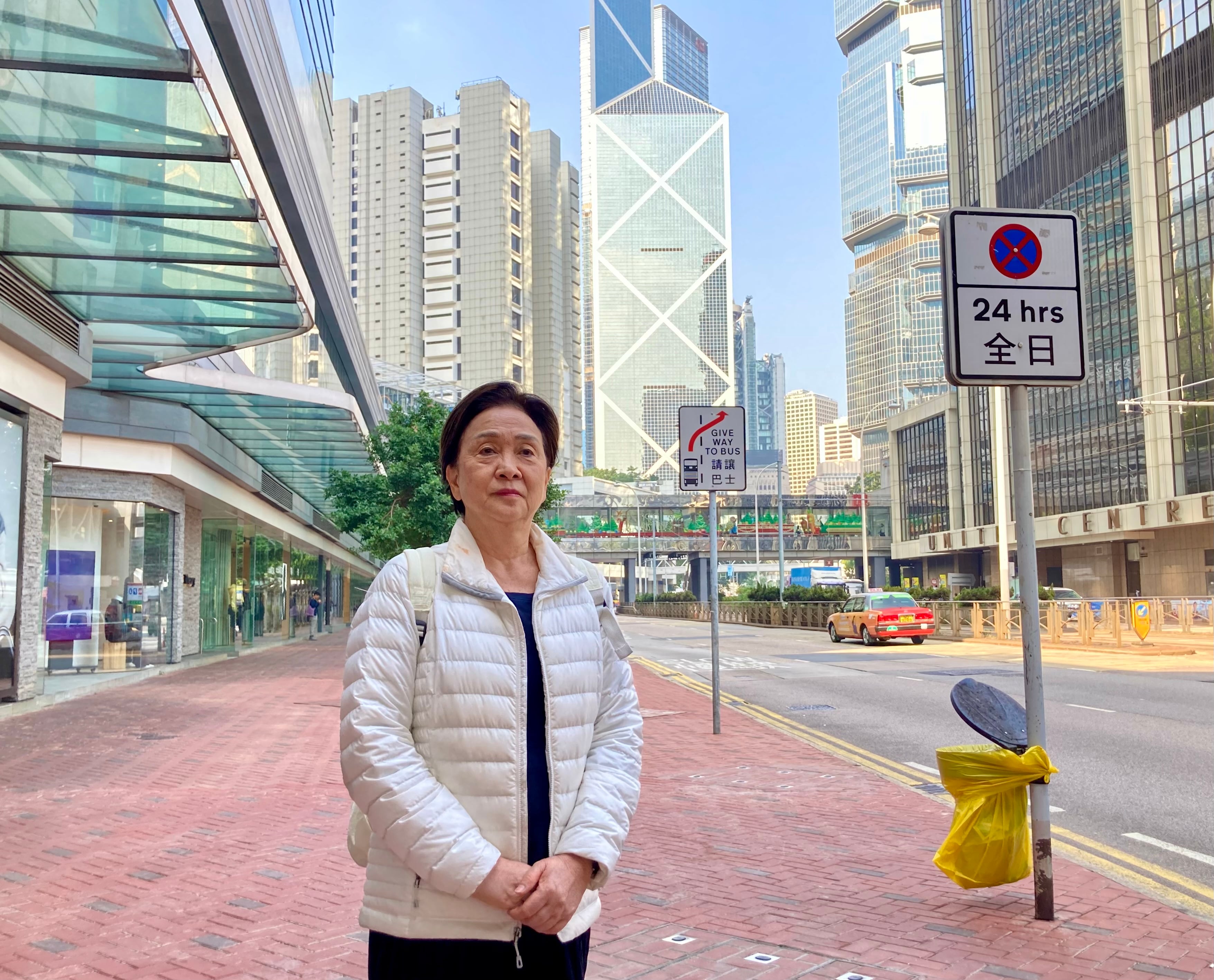 Emily Lau, expresidenta del Partido Democrático, que fue en el pasado una de las principales fuerzas de la oposición, en Hong Kong, el viernes 5 de diciembre.
