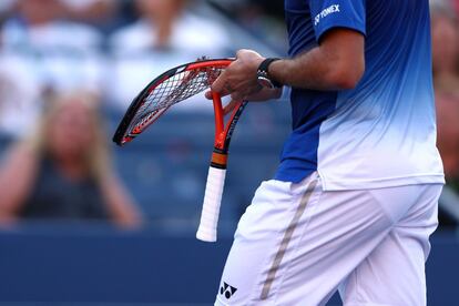 La raqueta de Wawrinka 