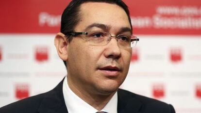 Víctor Ponta, en Bruselas.