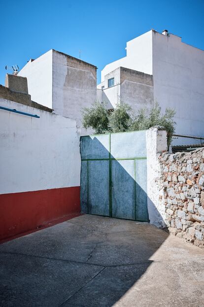 Callejón detrás de casa de sus abuelos. 