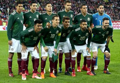 El equipo mexicano en noviembre pasado.