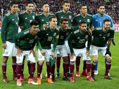 El equipo mexicano en noviembre pasado.