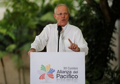 Pedro Pablo Kuczynski en la Cumbre Alianza del Pacifico.