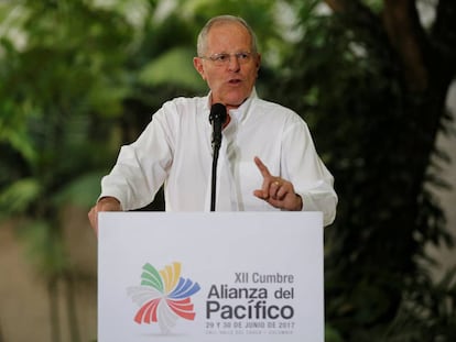 Pedro Pablo Kuczynski en la Cumbre Alianza del Pacifico.