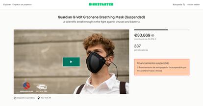 Uno de los proyectos suspendidos por Kickstarter