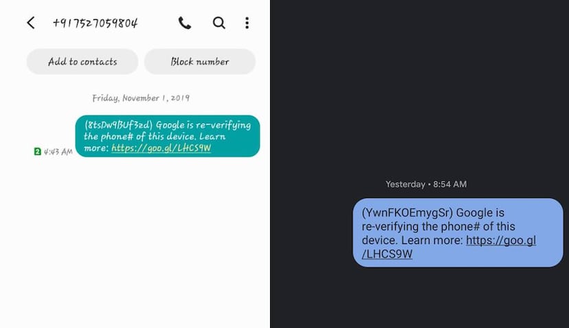El misterioso SMS que Google está enviando a muchos usuarios ...