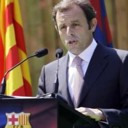 Sandro Rosell, nuevo presidente del Barça.