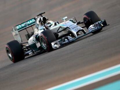 Hamilton em Abu Dhabi.