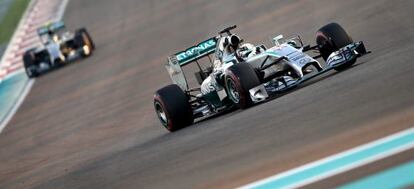 Hamilton em Abu Dhabi.