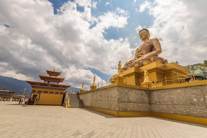 El Buda gigante de Thimphu.