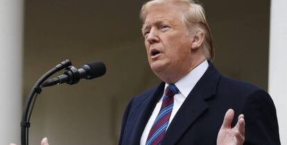 El presidente de EE UU, Donald Trump.