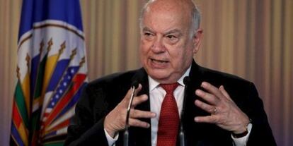 El secretario general de la OEA, Jos&eacute; Miguel Insulza.