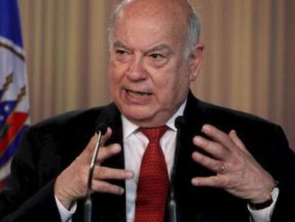 El secretario general de la OEA, Jos&eacute; Miguel Insulza.