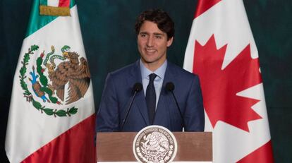 El primer ministro canadiense, Justin Trudeau-