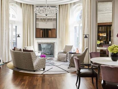 Detalle de la gran suite del hotel Four Seasons de Madrid.