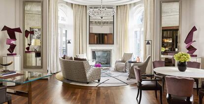 Detalle de la gran suite del hotel Four Seasons de Madrid.