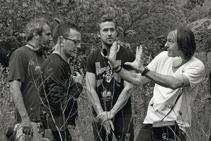 Gosling durante el rodaje de 'Lost River'. La película está ambientada en un Detroit arrasado por la crisis financiera.