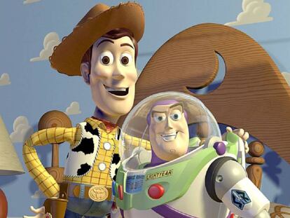 Woody y Buzz, protagonistas de la saga Toy Story.