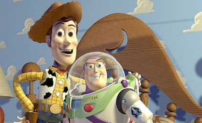 Woody y Buzz, protagonistas de la saga Toy Story.