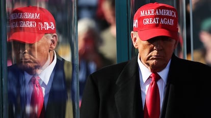 Donald Trump, presidente de Estados Unidos, en un evento con sus seguidores.