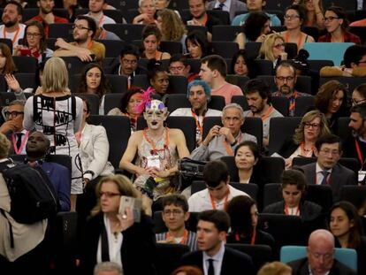 Público asistente a la primera edición del Foro Mundial sobre Violencias Urbanas celebrado en la capital española.